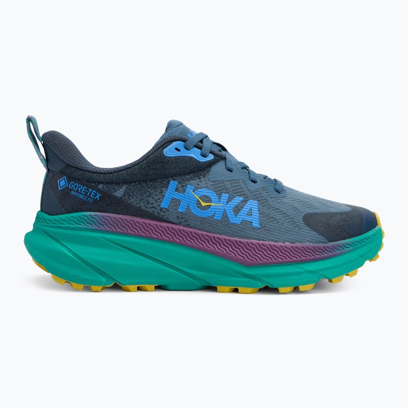 Încălțăminte de alergare pentru femei HOKA Challenger 7 GTX real teal/tech green 2