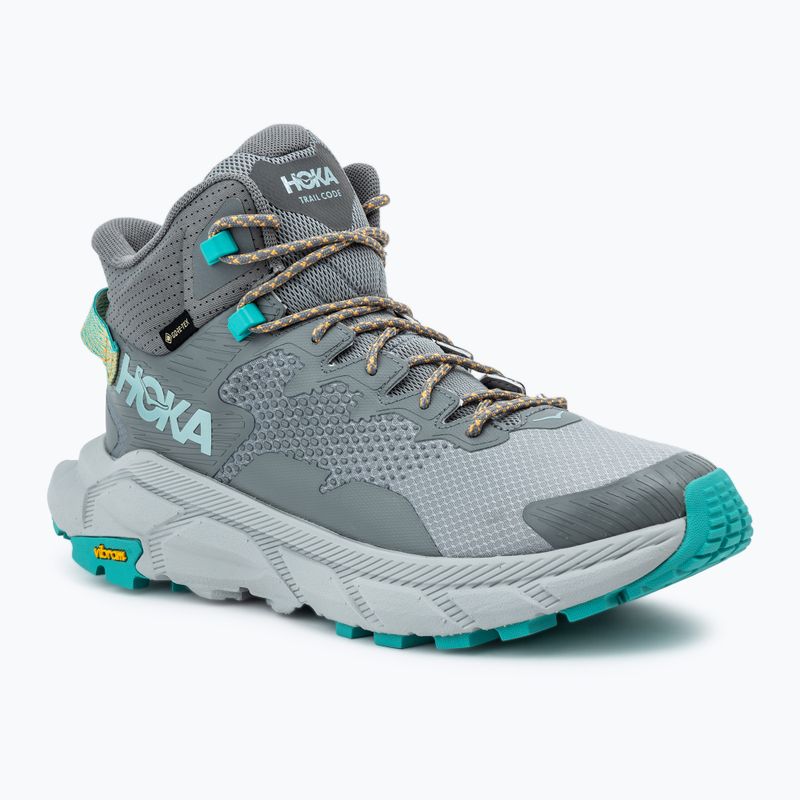 Încălțăminte turistică pentru bărbați HOKA Trail Code GTX galactic grey/electric aqua