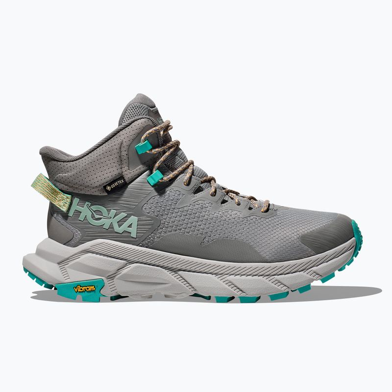 Încălțăminte turistică pentru bărbați HOKA Trail Code GTX galactic grey/electric aqua 9