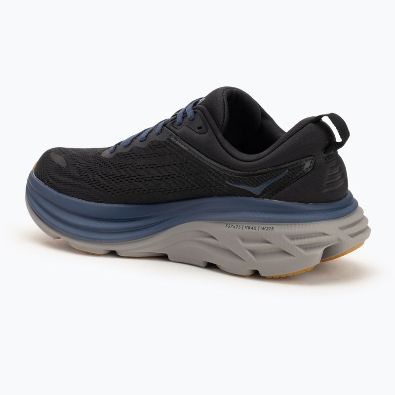 Încălțăminte de alergare pentru bărbați HOKA Bondi 8 black/ironore 3