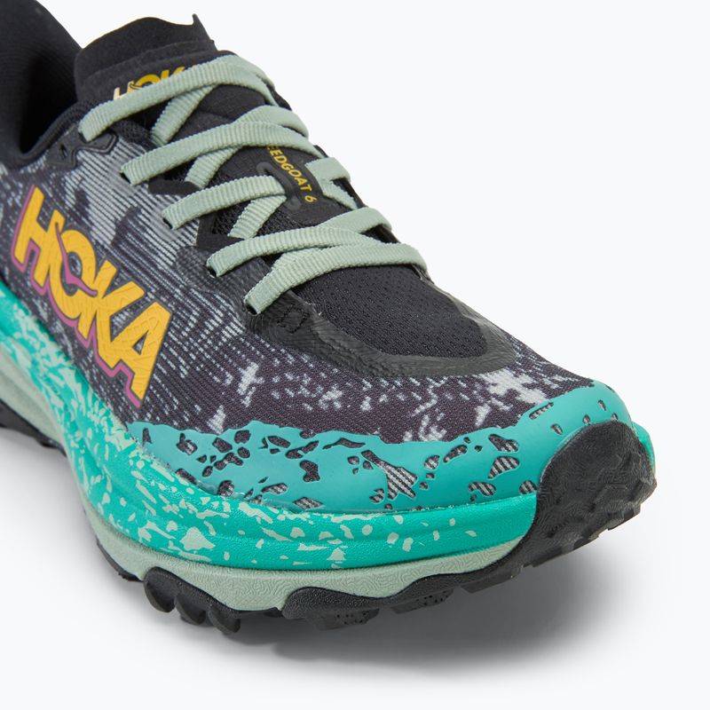 Încălțăminte de alergare pentru femei HOKA Speedgoat 6 black/aloe vera 7