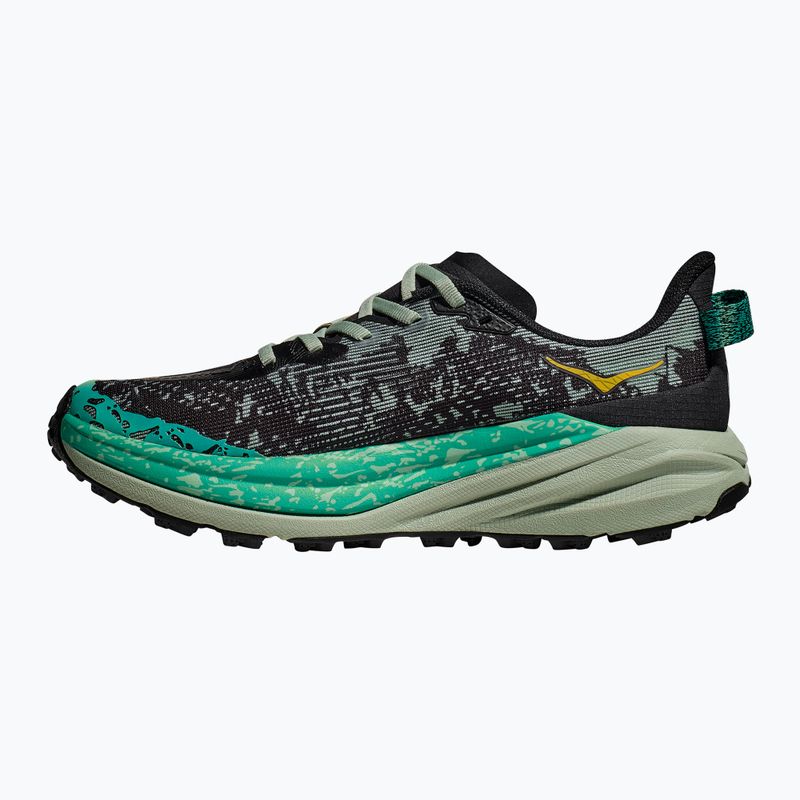 Încălțăminte de alergare pentru femei HOKA Speedgoat 6 black/aloe vera 8