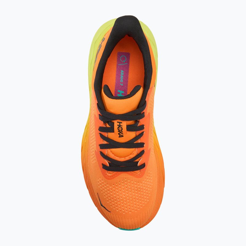 Încălțăminte de alergare pentru femei HOKA Arahi 7 electric tangerine/black 5