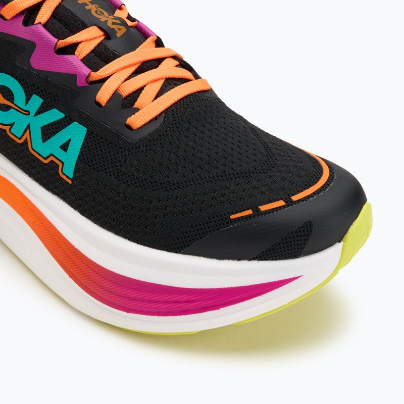 Încălțăminte de alergare pentru bărbați HOKA Skyward X black/electric aqua 7