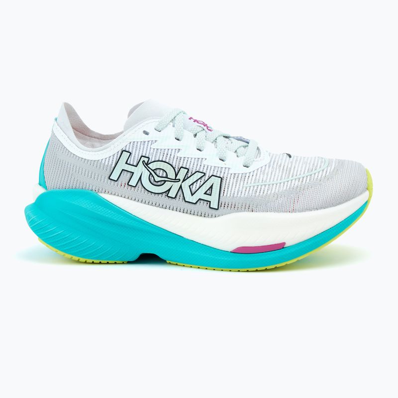 Pantofi de alergare pentru femei HOKA Mach X 2 frost/electric aqua 2