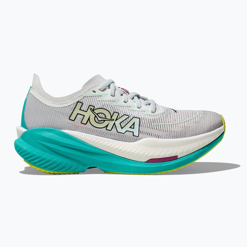 Pantofi de alergare pentru femei HOKA Mach X 2 frost/electric aqua 9