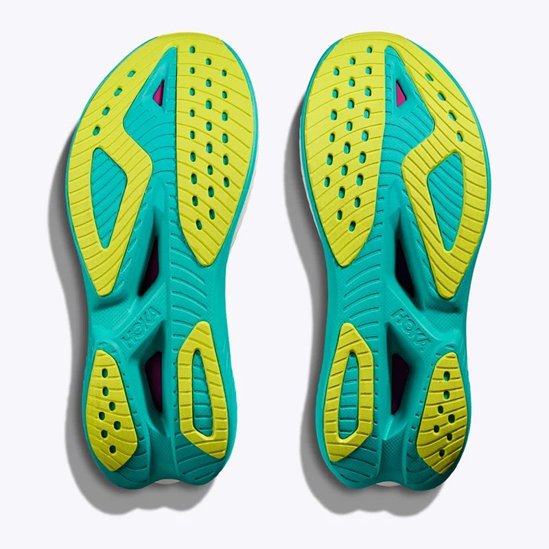 Pantofi de alergare pentru femei HOKA Mach X 2 frost/electric aqua 12