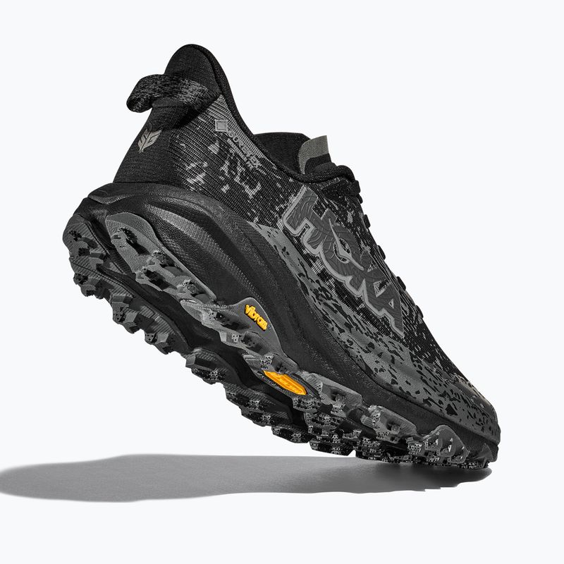 Pantofi de alergare damă HOKA Speedgoat 6 GTX Wide negru/alb alabastru 5