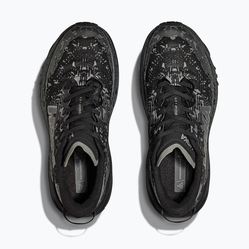 Pantofi de alergare damă HOKA Speedgoat 6 GTX Wide negru/alb alabastru 8