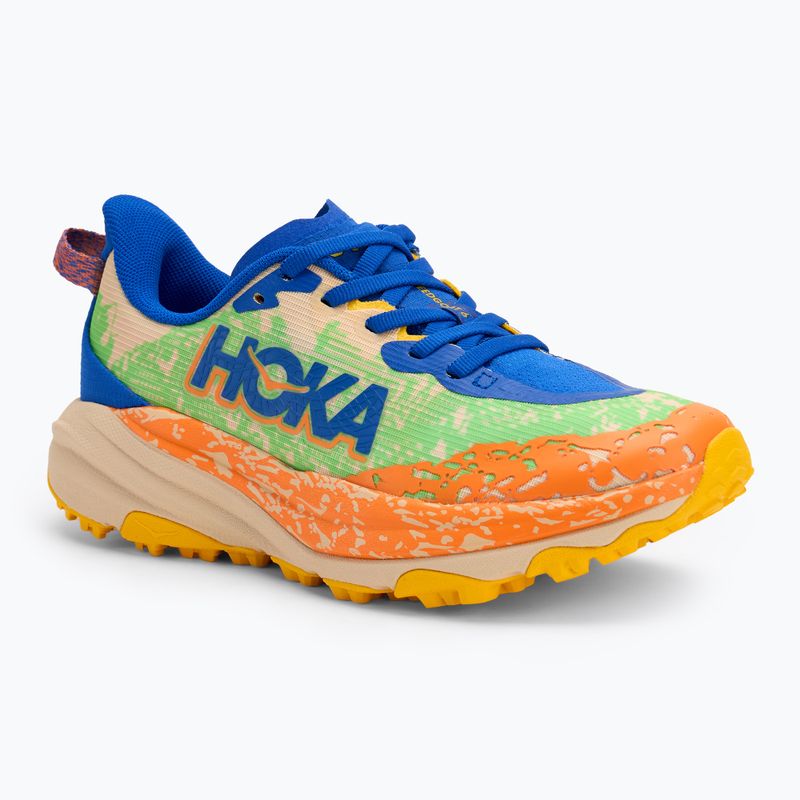 Încălțăminte de alergare pentru copii HOKA Speedgoat 6 ultramarine/electric lime