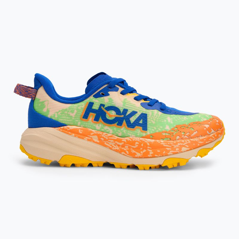 Încălțăminte de alergare pentru copii HOKA Speedgoat 6 ultramarine/electric lime 2