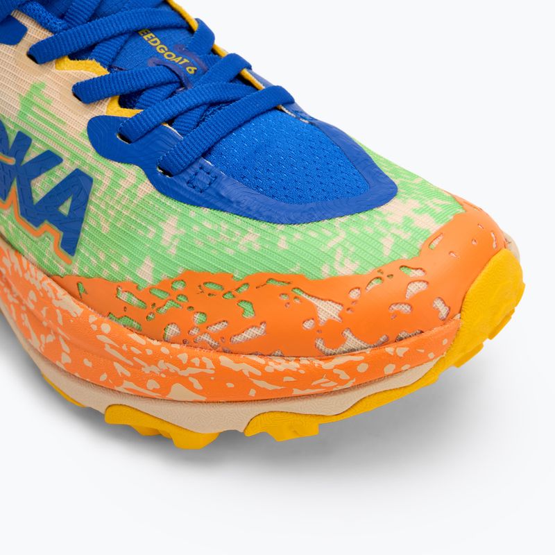 Încălțăminte de alergare pentru copii HOKA Speedgoat 6 ultramarine/electric lime 7