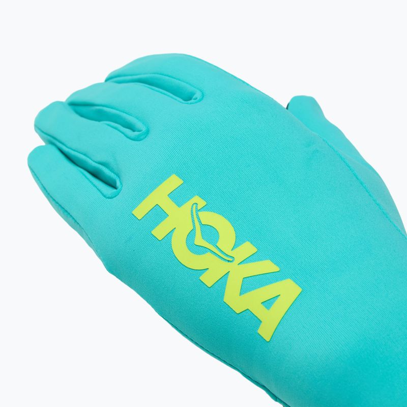 Mănuși de alergare HOKA Airolite Run electric aqua 4