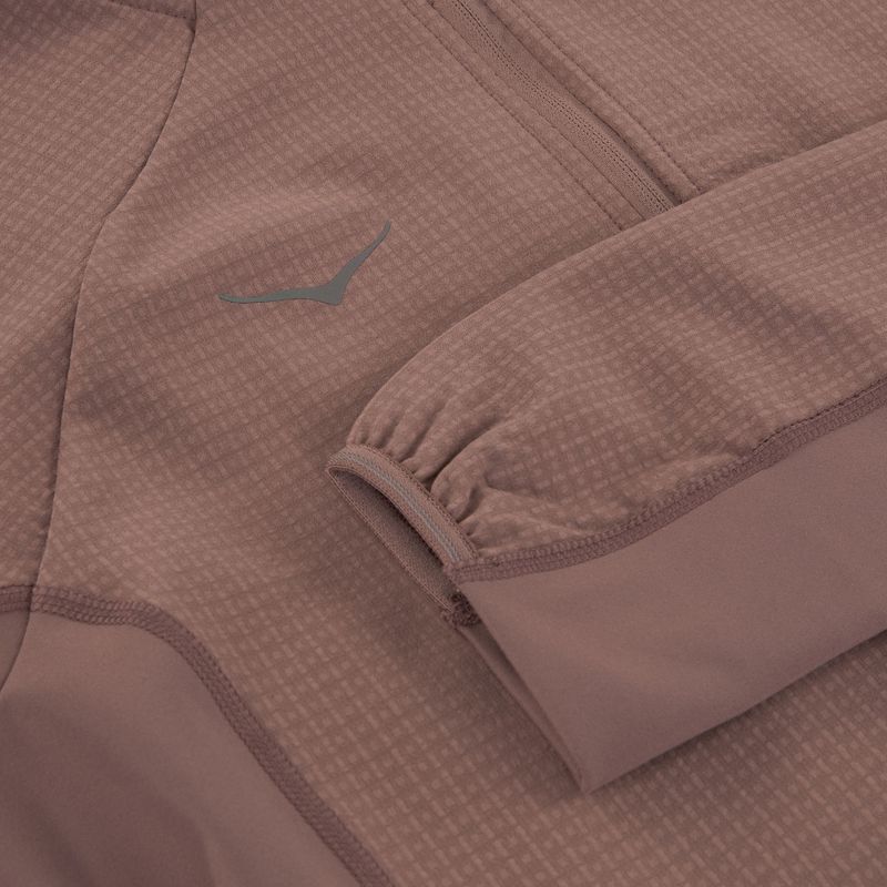 Bluză de alergare pentru femei HOKA Sky Glow Half Zip smokey quartz 9