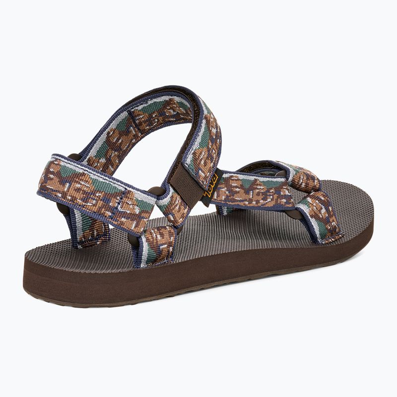 Sandale pentru bărbați  Teva Original Universal desert mosaic/chocolate brown 4