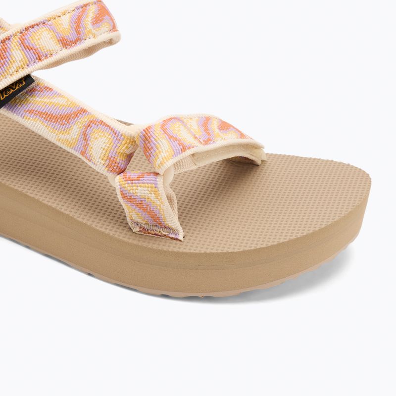 Sandale pentru femei  Teva Midform Universal neon fade coconut 7