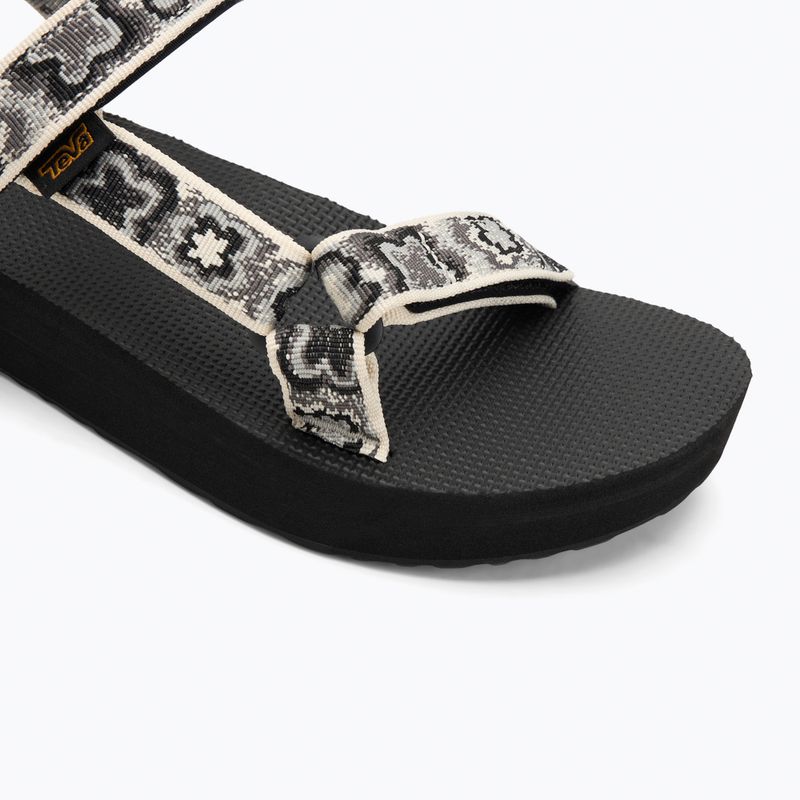 Sandale pentru femei  Teva Midform Universal neon floral black / white 7