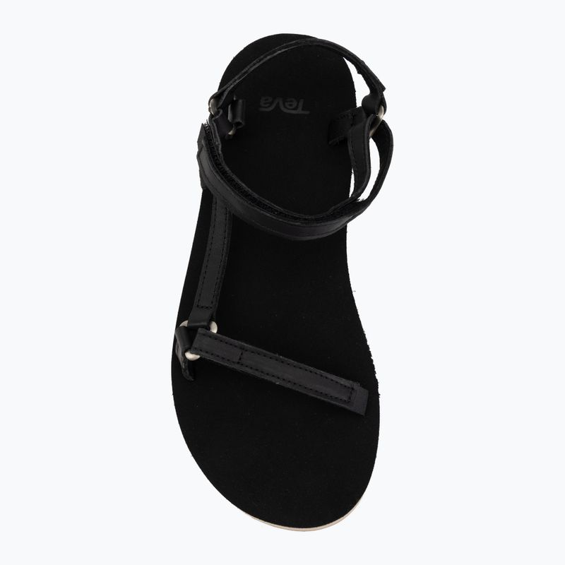 Sandale pentru femei Teva Original Universal Slim Leather black/tan 5