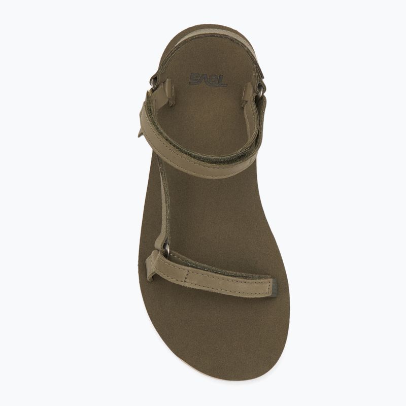 Sandale pentru femei Teva Original Universal Slim Lea burnt olive 5