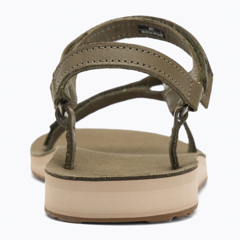 Sandale pentru femei Teva Original Universal Slim Lea burnt olive 6