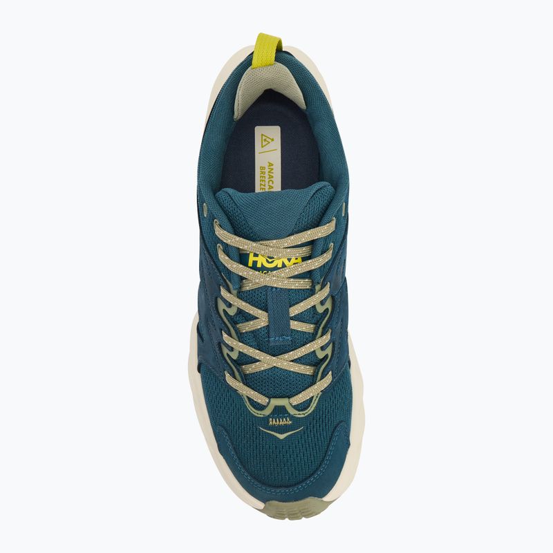 Cizme de drumeție pentru bărbați HOKA Anacapa Breeze Low blue twilight/oat milk 5
