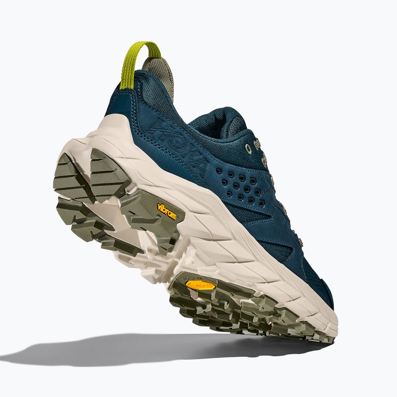 Cizme de drumeție pentru bărbați HOKA Anacapa Breeze Low blue twilight/oat milk 12