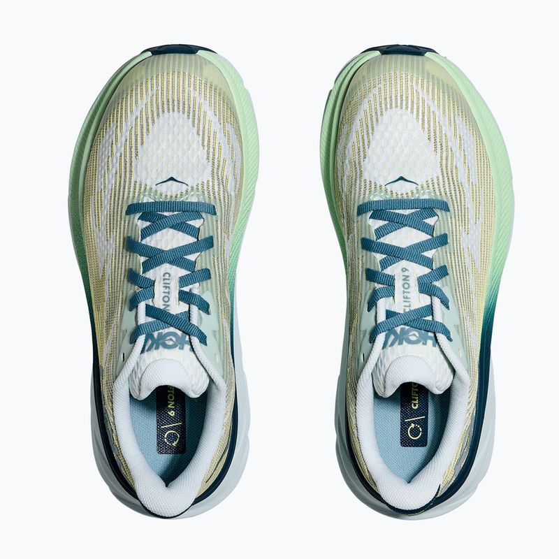 Pantofi de alergare pentru copii HOKA Clifton 9 droplet/blue twilight 8