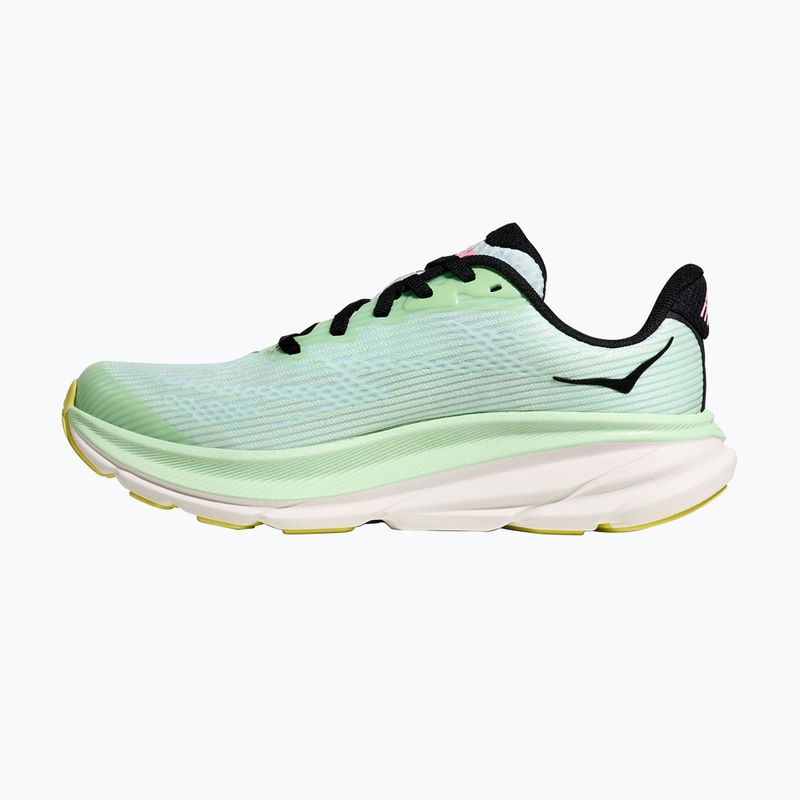 Pantofi de alergare pentru copii HOKA Clifton 9 mint fluorit/snow melt 3