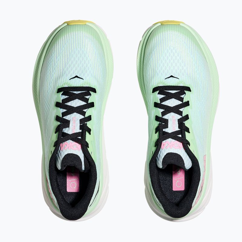 Pantofi de alergare pentru copii HOKA Clifton 9 mint fluorit/snow melt 8