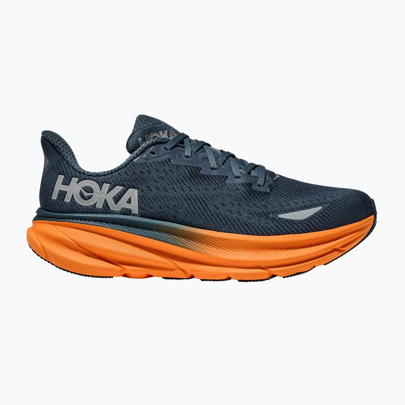 Pantofi de alergare pentru bărbați HOKA 9 GTX stormy skies/orange zest 2