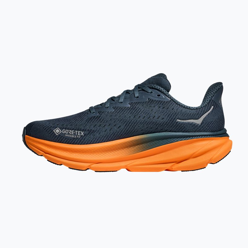 Pantofi de alergare pentru bărbați HOKA 9 GTX stormy skies/orange zest 3