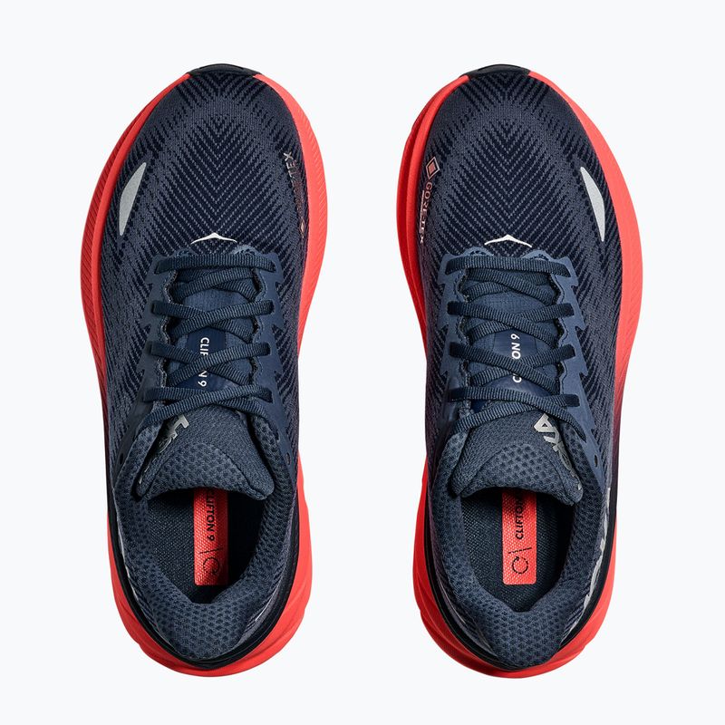Pantofi de alergare pentru femei HOKA 9 GTX varsity navy/nautical dusk 8