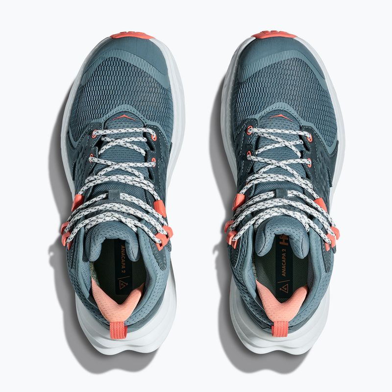 Încălțăminte de drumeție pentru femei HOKA Anacapa 2 Mid GTX mountain fog/droplet 8