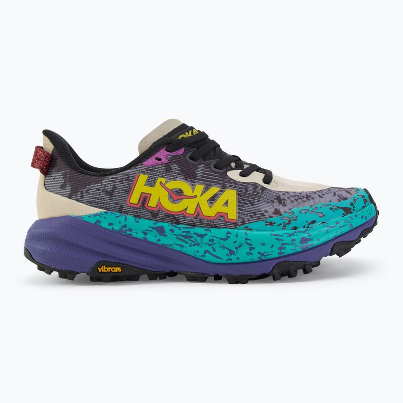 Pantofi de alergare pentru femei HOKA Speedgoat 6 oatmeal/mountain iris 2
