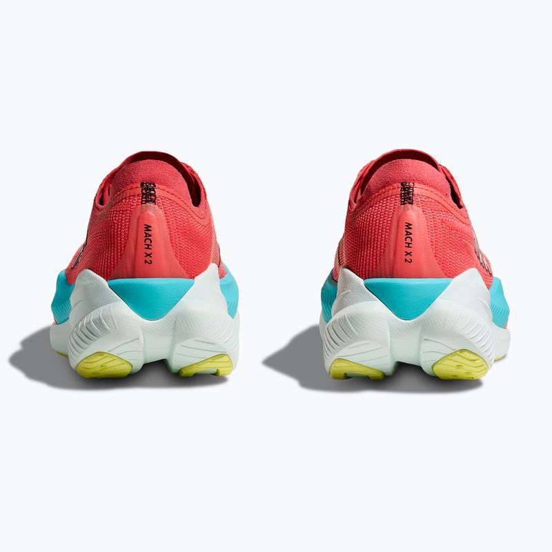 Pantofi de alergare pentru femei HOKA Mach X 2 grapefruit/electric coral 13