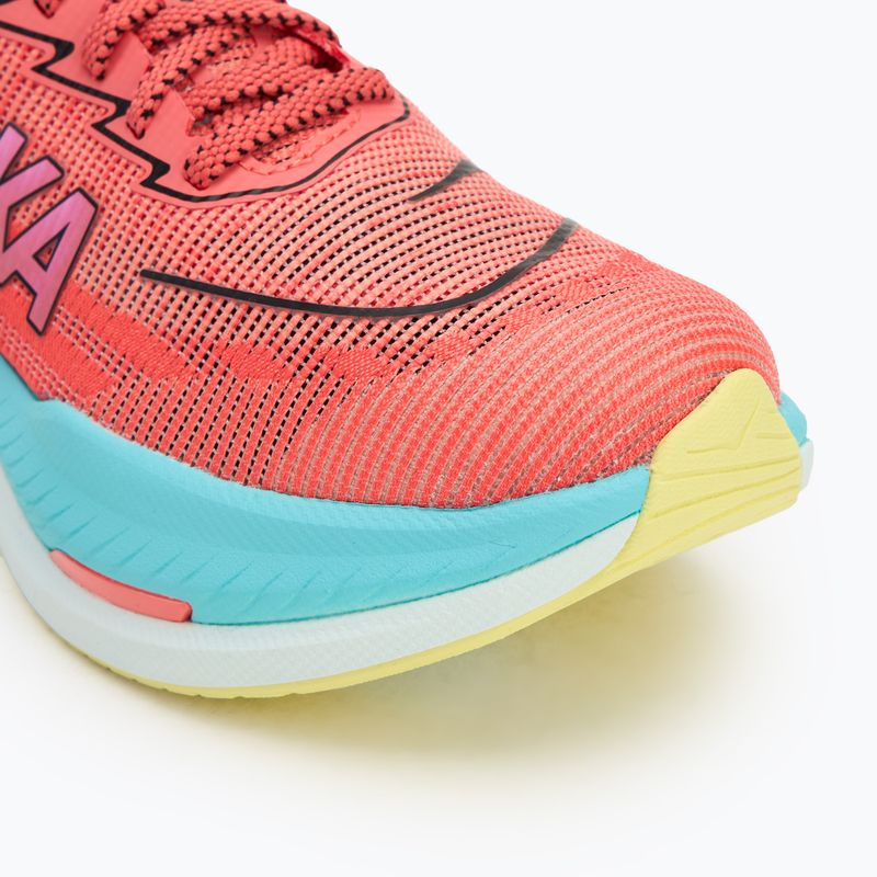 Pantofi de alergare pentru femei HOKA Mach X 2 grapefruit/electric coral 8