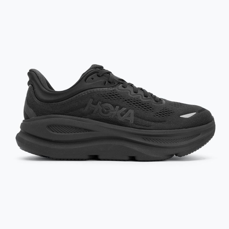Pantofi de alergare pentru bărbați HOKA Bondi 9 Wide negru/negru 2