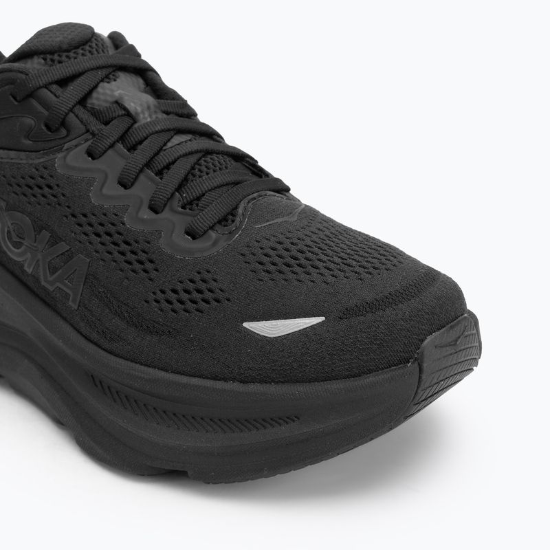 Pantofi de alergare pentru bărbați HOKA Bondi 9 Wide negru/negru 7