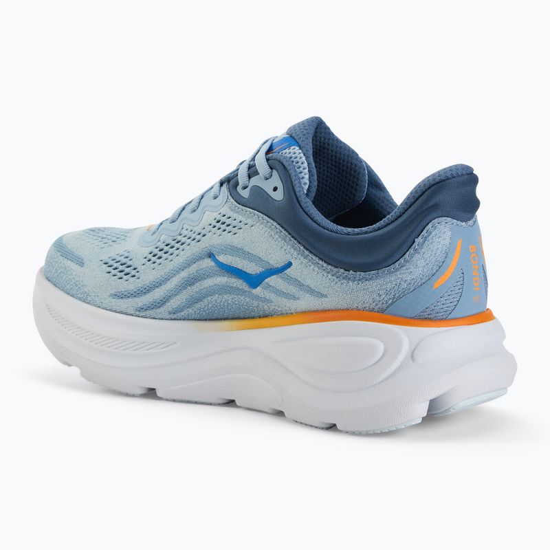 Pantofi de alergare pentru bărbați HOKA Bondi 9 Wide drizzle/downpour 3