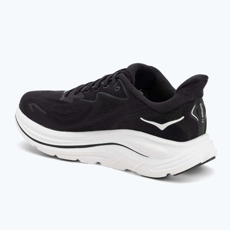 Încălțăminte de alergare pentru bărbați HOKA Clifton 10 Wide black/white 3