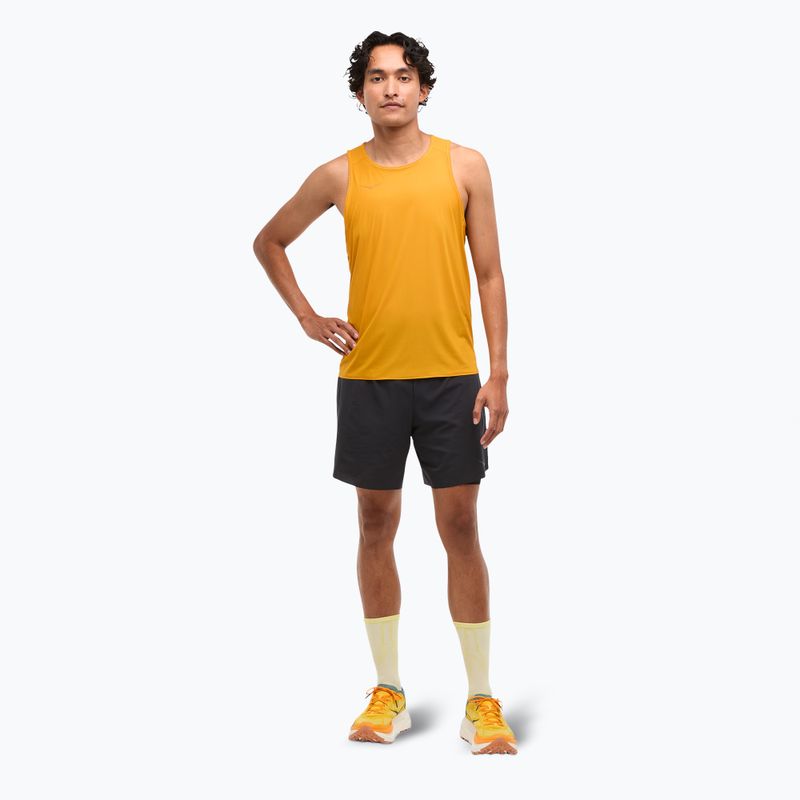 Tricou de alergare pentru bărbați HOKA Airolite Run Tank varsity yellow 2