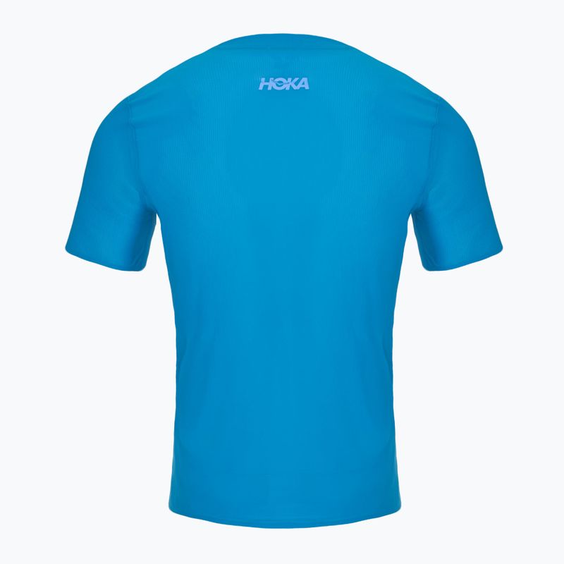 Tricou de alergare pentru bărbați HOKA Airolite Run hoka albastru 5