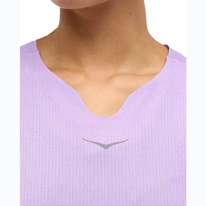 Femei HOKA Race Day Singlet aster flori de alergare tricou 7