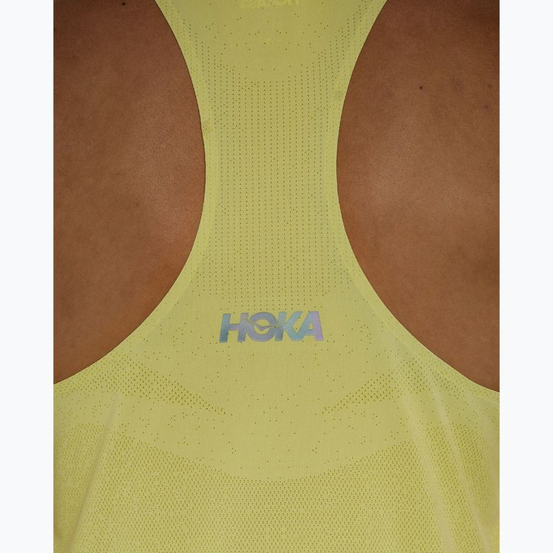 Cămașă de alergare HOKA Race Singlet pentru bărbați hoka citrus 7