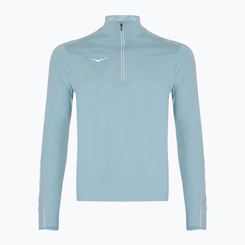 Hanorac de alergare HOKA GlideTech Quarter Zip pentru bărbați druzy 4