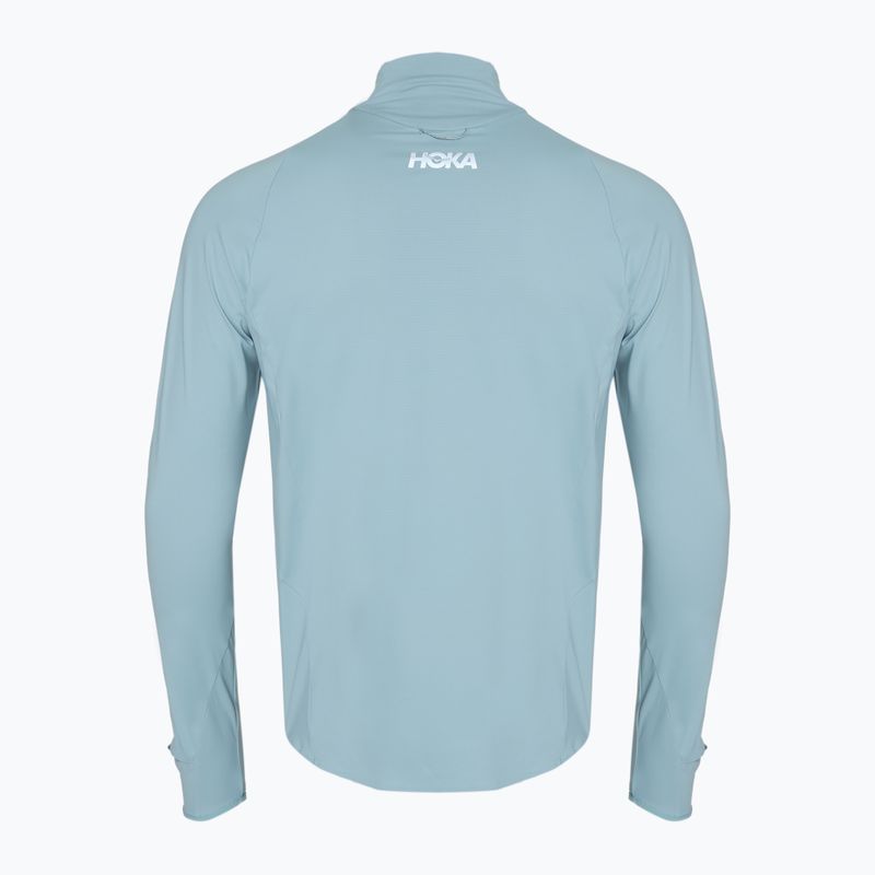 Hanorac de alergare HOKA GlideTech Quarter Zip pentru bărbați druzy 5