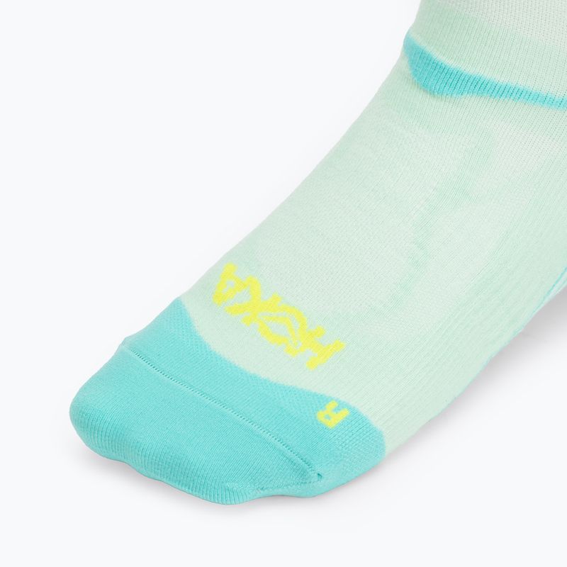 Șosete HOKA Clifton Crew Run mint fluornite 3