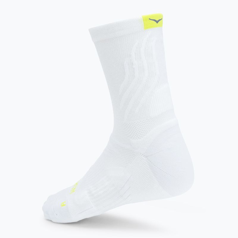 Șosete HOKA Bondi Quarter Run alb 2