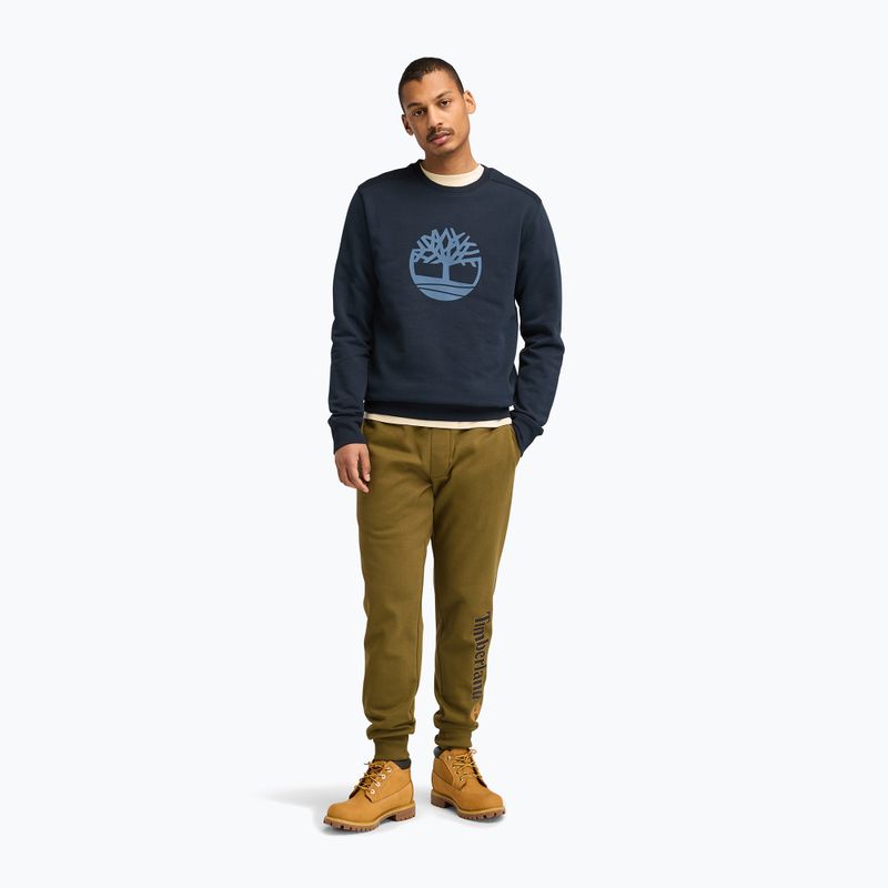 Bluză pentru bărbați Timberland Tree Logo Crew Neck dark sapphire 2