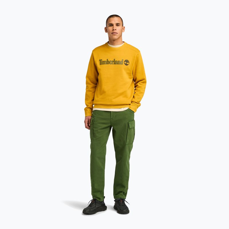 Bluză pentru bărbați Timberland Linear Logo Crew Neck chai tea 2